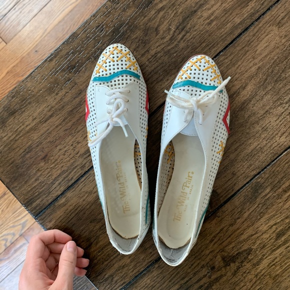 Vintage 1980s 1990s Shoes Flats Loafers - Picture 7 of 8